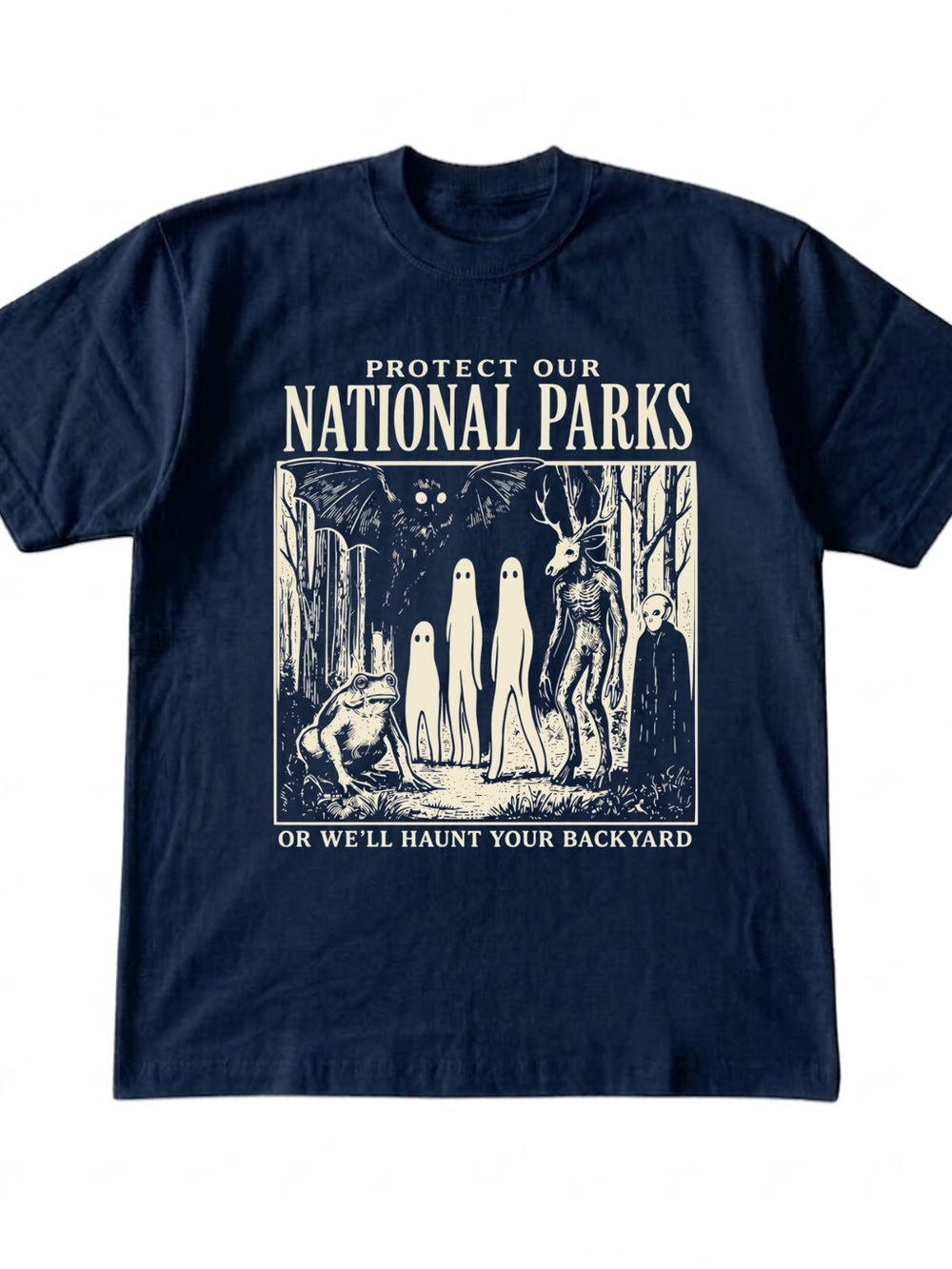 Gildan Protect Our National Parks Tee - Navy